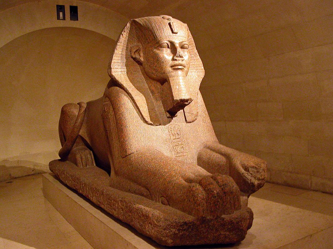 Paris Louvre Antiquities Egypt 1929-1895 BC Great Sphinx of Tanis 